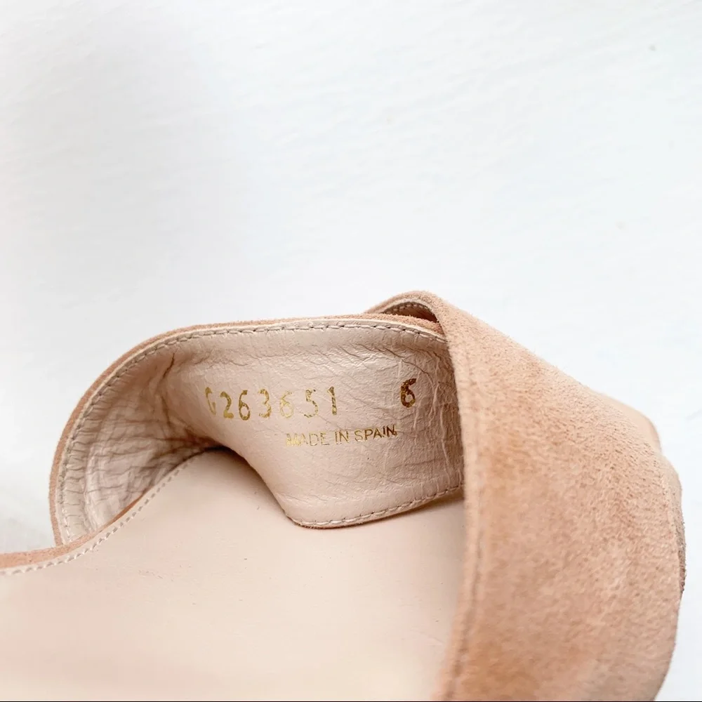 STUART WEITZMAN Suede Platform Sandals